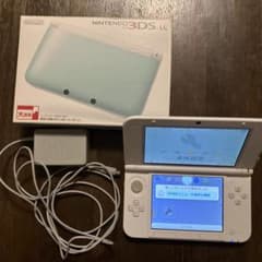 ニンテンドー3DS LL ミントホワイト 本体 ACアダプター付のサムネイル