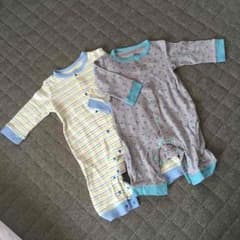 値下げ☆ベルメゾン ロンパース80 2枚setのサムネイル
