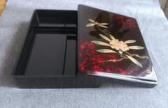 漆塗りボックス 漆器 硯箱、文箱 桜模様 二段式 - メルカリ