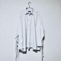 定価4万 SYU.HOMME/FEMM シュウオムフェム 名作ストライプシャツのサムネイル