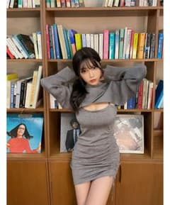 chuu ボレロシャーリングドレス　韓国通販のサムネイル