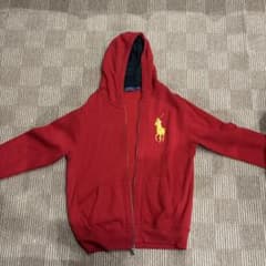 Polo Ralph Lauren ジップアップパーカー レッド Mのサムネイル