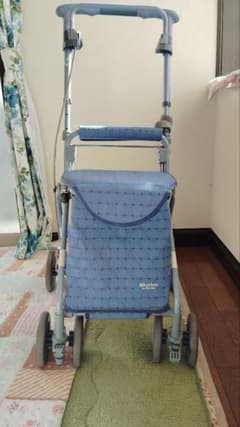 島津製作所 折りたたみシルバー カー リズムRWC 青のサムネイル