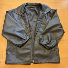 Doublefocus 合成皮革 ジャケット ブラウンMのサムネイル