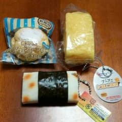 スクイーズ 　シュークリームミニ　いそべもち　　卵焼きのサムネイル