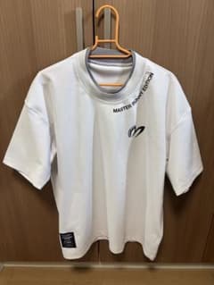 ⭐️美品⭐️マスターバニー　モックネック　半袖ニット　白 ニット セーター ジャックバニー リサイクルポリエステル1/60モック