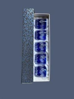 切子風グラス5個セットのサムネイル