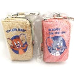 トムとジェリー　カラナビ付きスマートキーケース　２個セット
