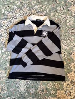 XLARGE EMBLEM STRIPED RUGBY SHIRT ストライプのサムネイル