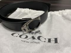 COACH コーチ スカルプテッド C レザー カット リバーシブル ベルトのサムネイル