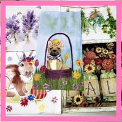 弘美様ご専用❤️ペーパーナプキン♡デコパージュ用のサムネイル