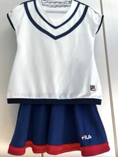 FILA フィラVネック スカート・スコートテニスセットアップのサムネイル