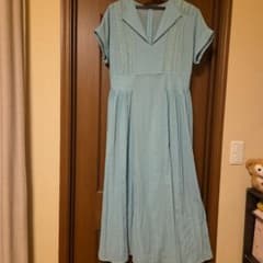 Stola. ワンピース レース コットン ポリエステル ブルー系 38