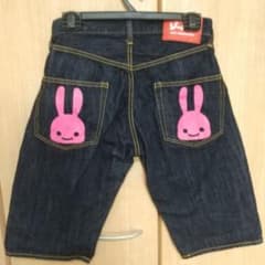 CUNE.キューンハーフジーンズ*28インチ*濃紺*美品*ピンクウサギ - メルカリ