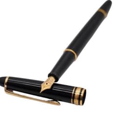 モンブラン 万年筆 マイスターシュテュック 4810 ブラック 14K 中字