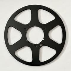 ［ジャンク] オープンリール用10号メタルリール黒塗装済のサムネイル