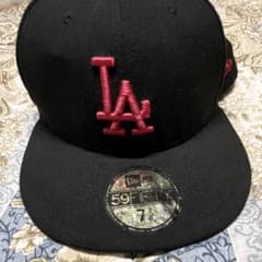 New Era 59FIFTY LAキャップ 7 7/8 ブラック/レッドのサムネイル