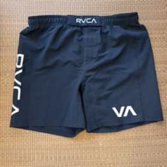 RVCA 루카 L 반바지 킥 MMA 격투기 블랙
