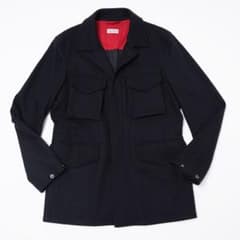 年末価格 モーヴ MOVB ウールシャツアウター/ブルゾン ネイビー44 干場 m62644435819_1.jpg?1761196820