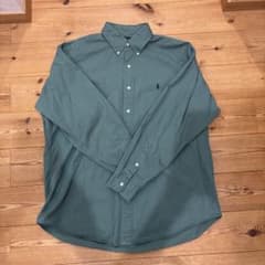 90'sRalphLauren ラルフローレンblake グリーン　長袖シャツのサムネイル