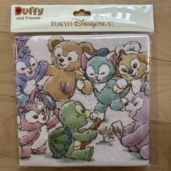 ダッフィーとフレンズ ウォッシュタオル 約35cm×34cm 20周年ディズニーのサムネイル