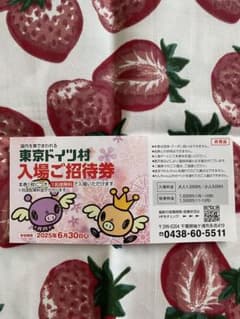東京ドイツ村入場ご招待券のサムネイル
