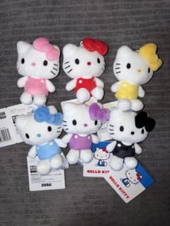 サンリオ ハローキティ マスコット カラフルver. キティ 6種セット