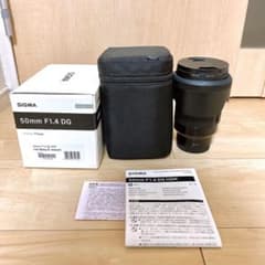 レンズフィルター付★SIGMA 50F1.4 DG HSMのサムネイル
