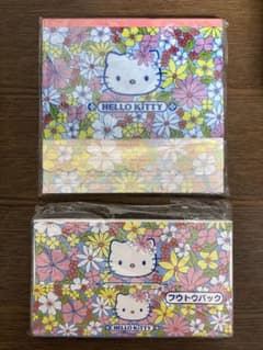 レア♡サンリオ♡キティ ヒナギク カオハナ レターパッド&封筒パック 2001年 レア♡サンリオ♡キティ ヒナギク カオハナ レターパッド&封筒パック