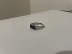 【g66】TOM WOOD トムウッド Peaky Ring Onyx リングのサムネイル