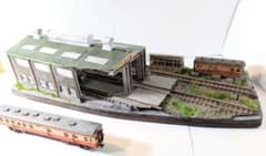 E*O様 Ｎゲージ・ジオラマ展示台【ディーゼル機関庫】※車両付き m62673049629_1.jpg?1743757963