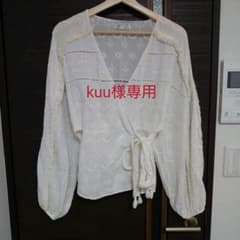 【kuu様専用】インド綿 刺繍カシュクールのサムネイル