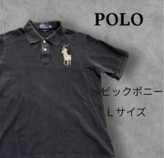 00s POLOラルフローレン ポロシャツ L ビッグポニー刺繍ロゴ - メルカリ