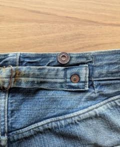 JOE McCOY 1890年代モデル デニムパンツ シンチバック付きのサムネイル
