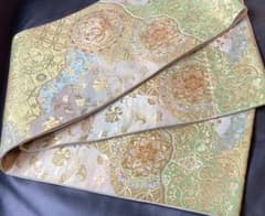 川島織物 本袋帯 道長花鳥文 金銀糸 上品な眩い煌めき 六通 正絹 