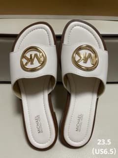MICHAEL KORS ホワイト ロゴサンダルのサムネイル