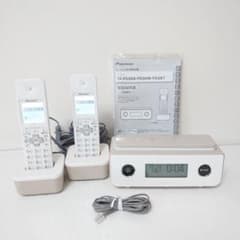パイオニア 電話機 TF-FD35（モカ） 取説・子機2台・ACアダプタ・電話