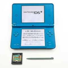 DSiLL本体ブルー タッチペン ゲームカセット付　動作確認済み　超美品　レア品のサムネイル