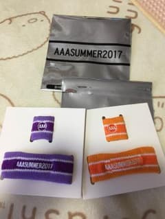 AAA リストバンド フィンガーバンド  橙 オレンジ 紫ムラサキのサムネイル