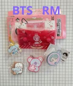 BTS 남준 RM bt21 koya 파우치 키링 세트