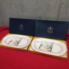 未使用 NARUMI ナルミ ボーンチャイナ25cmスモールトレイ 2枚セット