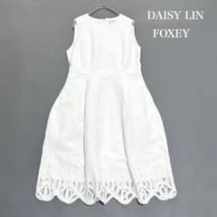 ▽美品 デイジーリン FOXEY　ワンピース　裾レース ドレス フォーマル ▽美品 デイジーリン FOXEY ワンピース 裾レース ドレス フォーマル