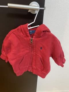 POLO RALPH LAUREN ジップアップパーカー レッド 70cmのサムネイル