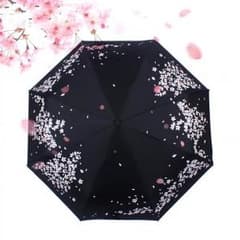 ★ワンタッチ★晴雨兼用★折り畳み傘自動開閉★8本骨★UV紫外線99%以上カットのサムネイル