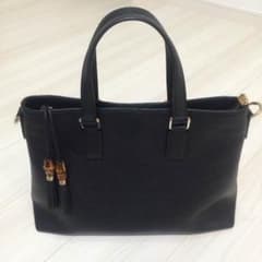 GUCCIグッチバンブータッセル付2wayバッグ、ハンド／ショルダーバッグのサムネイル