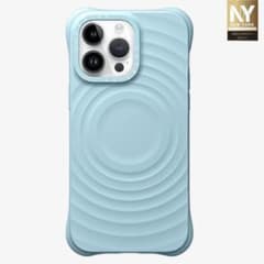 CASETiFY 웨이브 실리콘 케이스 스카이 블루 13promax