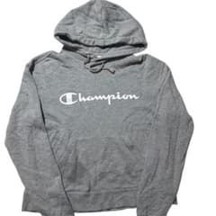 Champion チャンピオン パーカー グレー　free 長袖 冬服のサムネイル