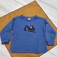 petit main 長袖カットソー 100cm 重機のサムネイル