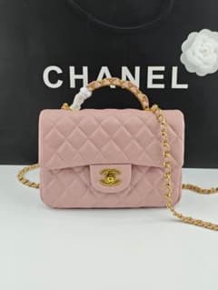 ♥*️様 ♡CHANEL♡ピンクベージュ・キルティングバッグ✨新品✨未使用✨ Chanel ピンク キルティング ショルダーバッグ - メルカリ
