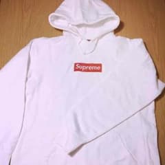 SUPREME シュプリーム 正規品 ボックスロゴ パーカー XL 白×赤のサムネイル